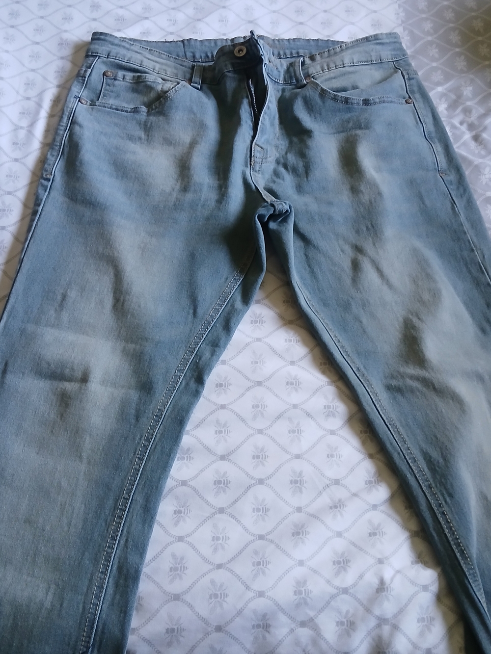 Light Blue Denim Men’s Jeans - Classic SLIM Fit SMITH & MILLS 34X32 VGC!